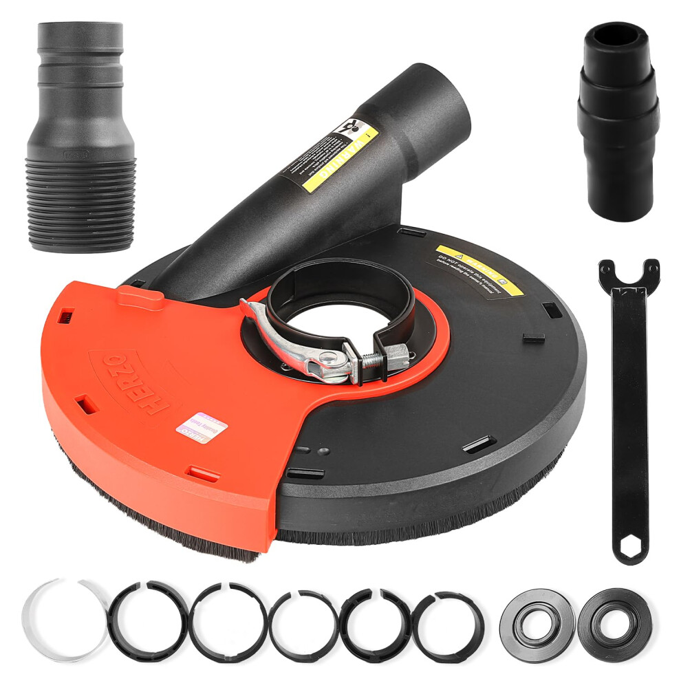 Herzo Universal Surface Grinding Dust Shroud For Angle Grinders 230Mm 5007557955154