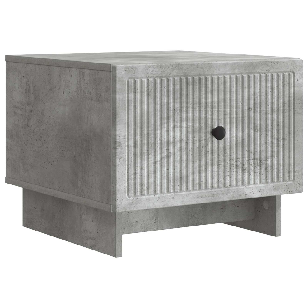 Vidaxl Coffee Table Concrete 49 X 50 X 40 Cm Engineered Wood Grey