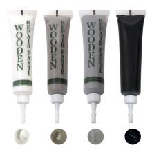 Laminate Floor Repair Kit, Black White Dark Light Grey Oak Touch Up Filler Wood Paint, Wood Furniture Repair Kit Discoloration for Wooden Cabinet Flo