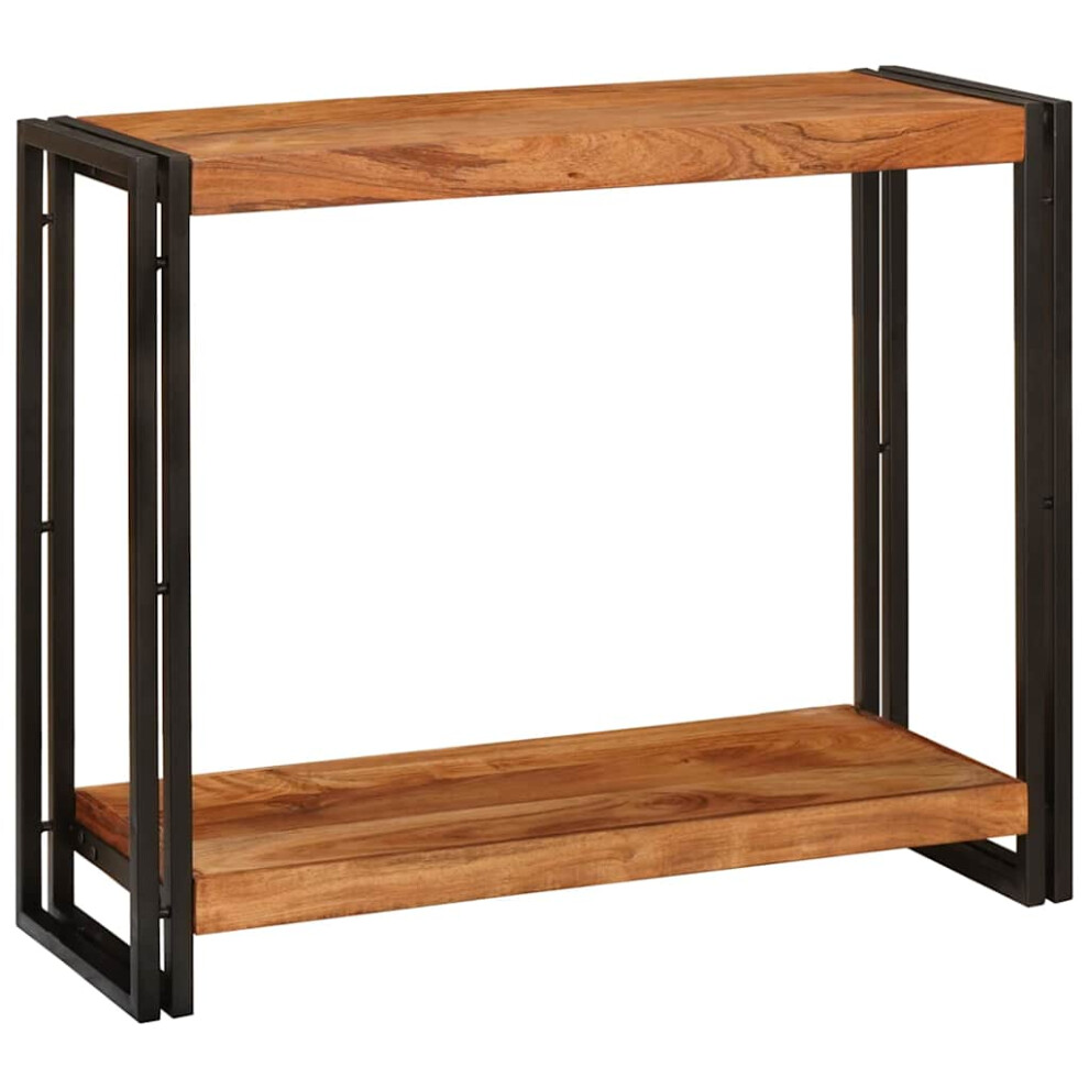 Vidaxl Console Table 90 X 33 X 75 Cm Solid Acacia Wood Brown