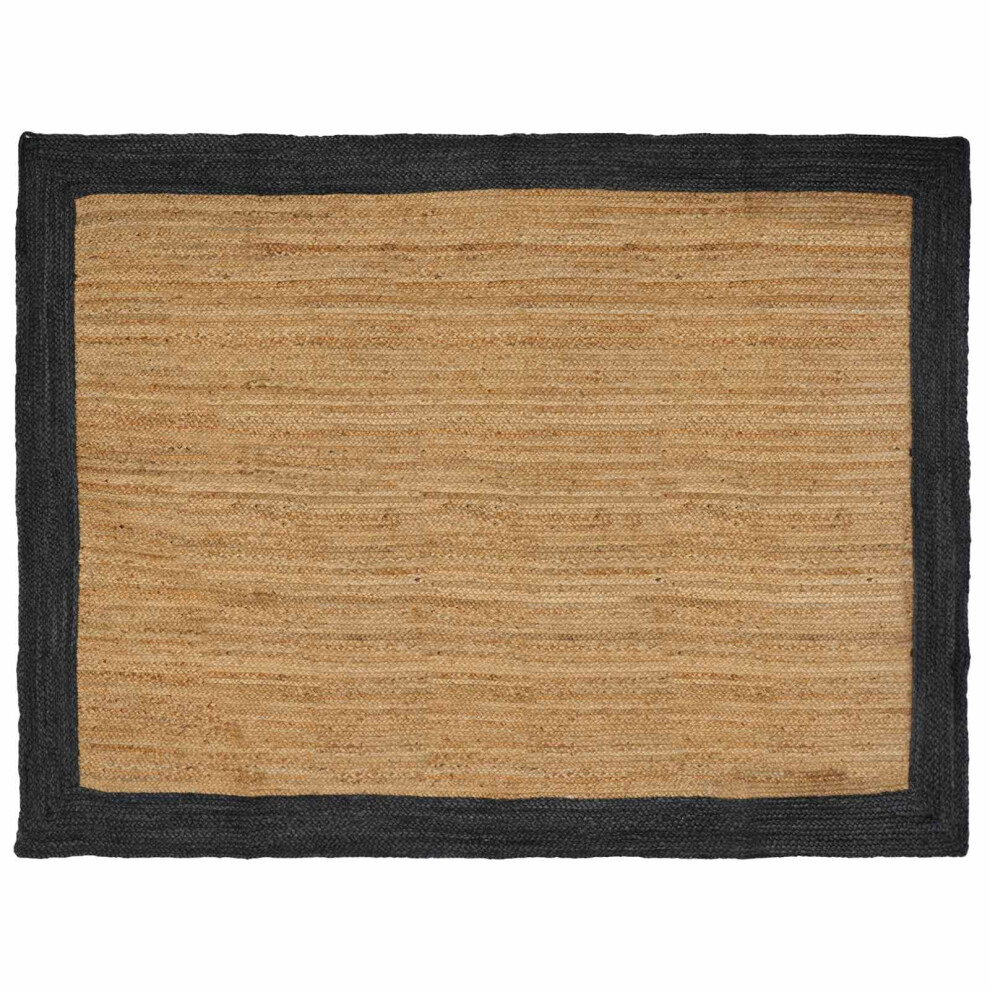 Vidaxl Area Rugs Dark Grey 160 X 230 Cm Jute