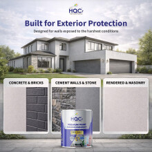 HQC Weather Shield Dove Grey Smooth Masonry Paint 25L in 30 Colours