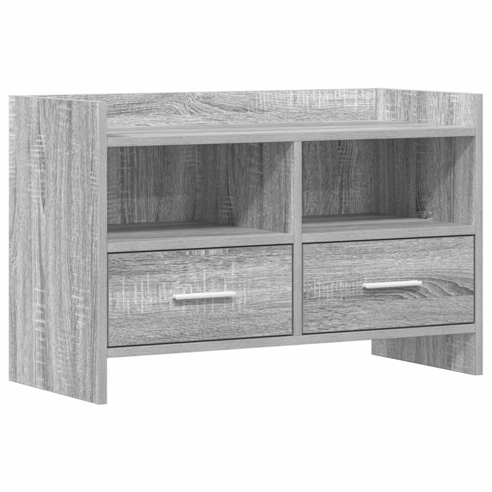Vidaxl Tv Cabinet 71.5 X 33 X 47 Cm Sonoma Engineered Wood Grey