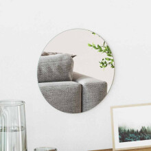 vidaXL Wall Mirror Round Ø 30 cm Tempered Glass