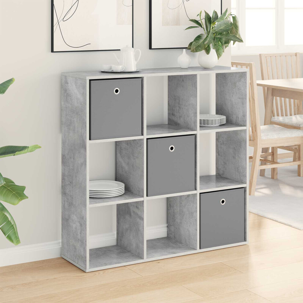 Vidaxl Sideboard With Drawer Concrete 102 X 31 X 99.5 Cm Grey