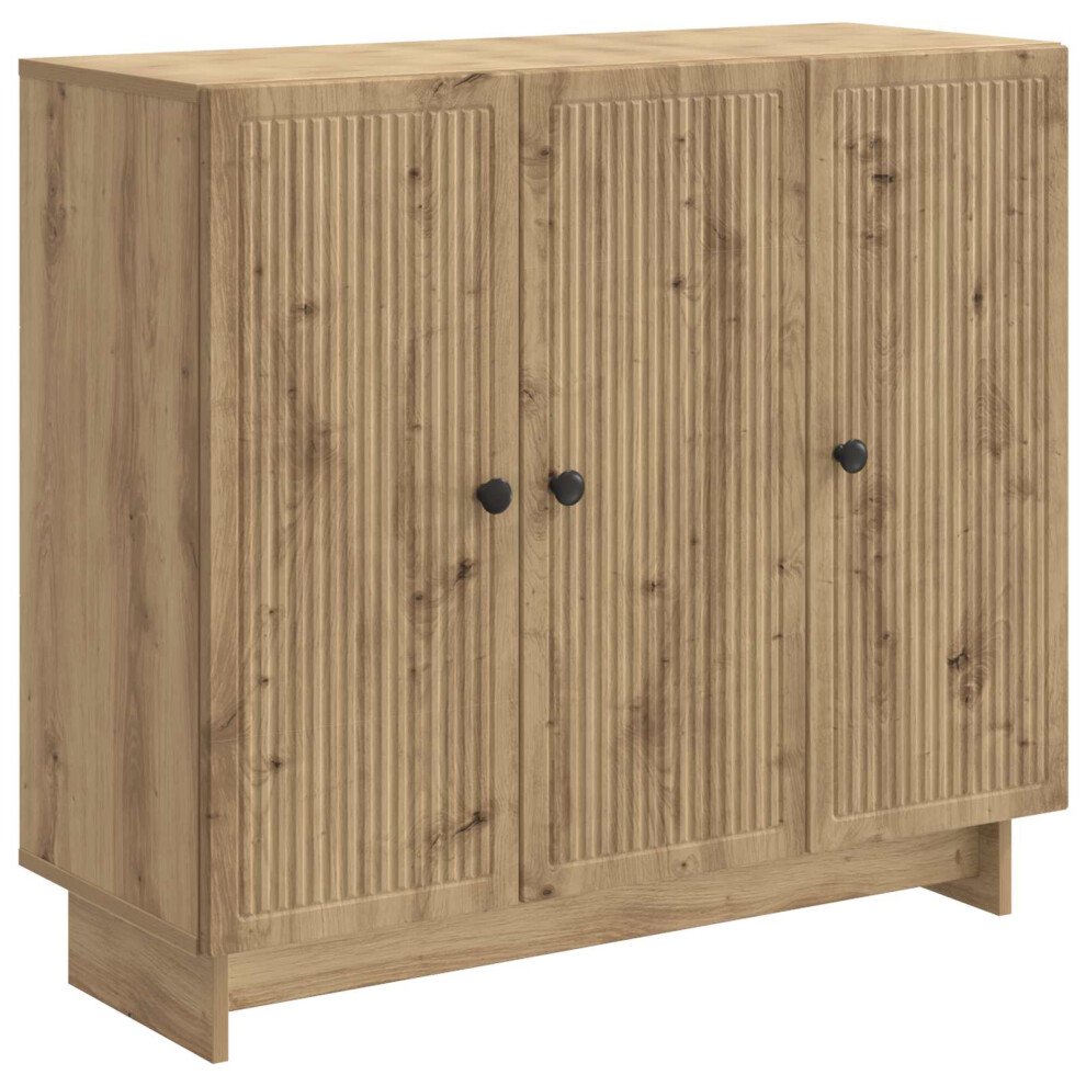 Vidaxl Sideboard Artisan Oak 89 X 34.5 X 80 Cm Engineered Wood