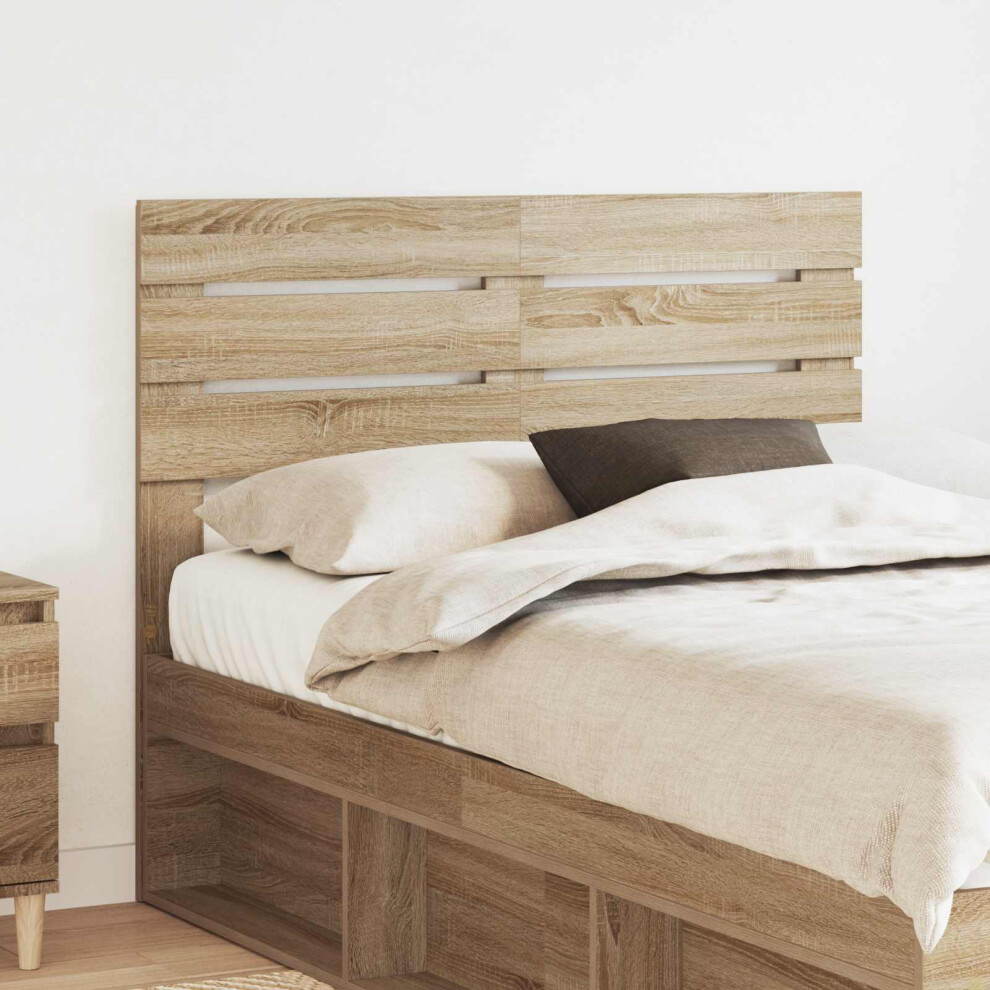Vidaxl Headboard Sonoma Oak Engineered Wood