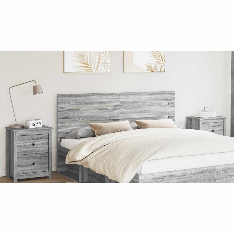 Vidaxl Headboard Sonoma Engineered Wood Grey