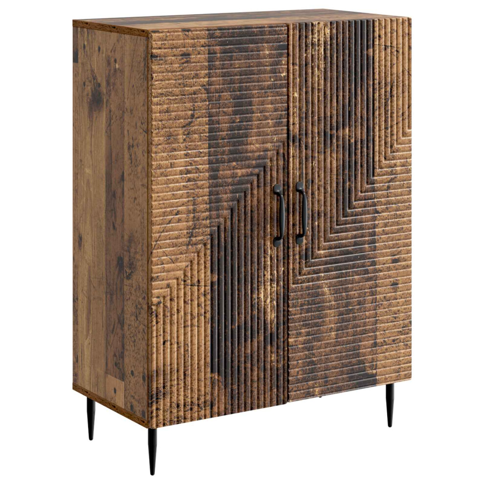 Vidaxl Sideboard Old Wood 66 X 34.5 X 89.5 Cm Engineered Wood