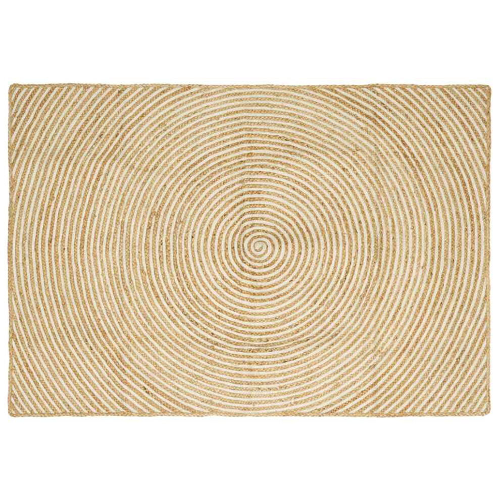 Vidaxl Area Rugs White 120 X 170 Cm Jute