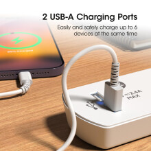 SLx Extension Lead 1m 4 Way Gang Switched Surge Protected Power Strip