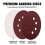 100PCS 125mm Sanding Discs 5 Inch 8 Hole Hook and Loop Sandpaper Discs 3