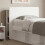 VidaXL vidaXL Headboard Cabinet with Storage High Gloss White Engineered Wood 3