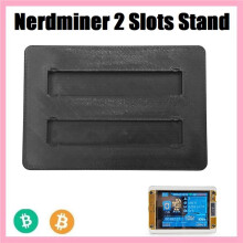 2X NMMiner 2.8 Inch 2 Slots Base Bracket for NerdMiner Bitcoin Crypto Solo Lottery Miner Dual Slots Stand