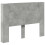 VidaXL vidaXL Storage Headboard with LED Concrete Grey Engineered Wood 2