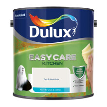 Dulux Easycare Kitchen Matt Paint Pure Brilliant White 2.5L