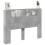 VidaXL vidaXL Storage Headboard with LED Concrete Grey Engineered Wood 3
