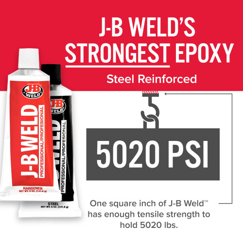 J-B Weld 8281 Original Cold-Weld Epoxy, Dark Grey, 10 oz 1