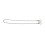 fiXte Ball Type Replacement Bath Sink Chain with Fitted S Hook Chrome Plated 450 3