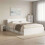 VidaXL vidaXL Headboard Cabinet with Storage White Engineered Wood 3