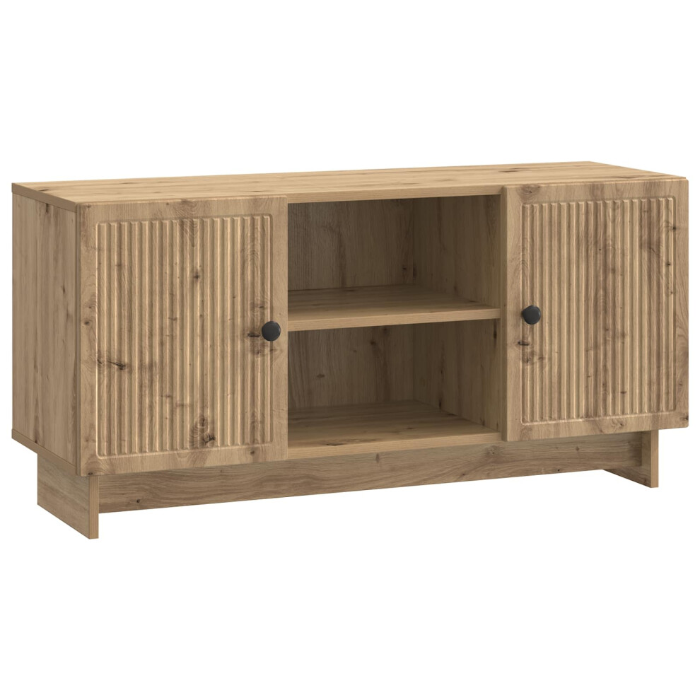 Vidaxl Tv Cabinet 102 X 34.5 X 50 Cm Artisan Oak Engineered Wood