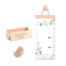 Growth Chart for Wall 7 Ft Height Chart with Keepsake Box & Hook Waterproof Canvas Measure Wall Ruler Removable