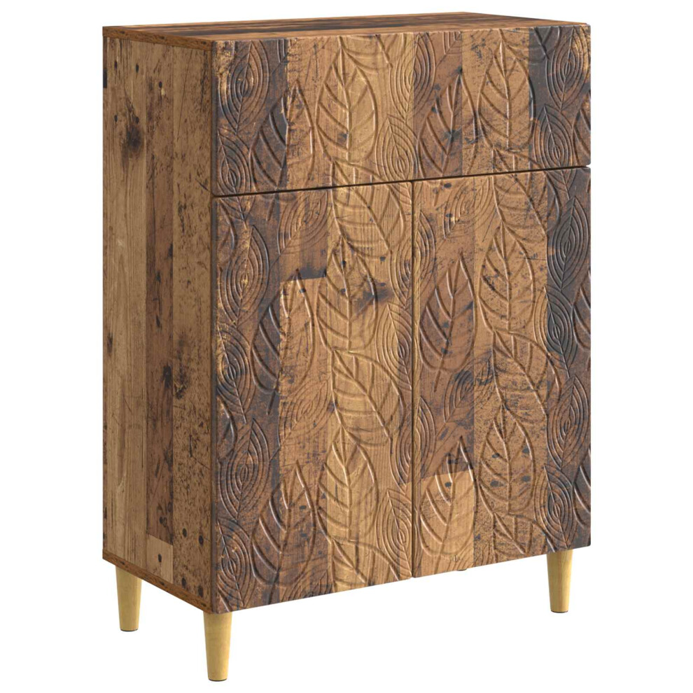 Vidaxl Sideboard Old Wood 66 X 34.5 X 90 Cm Engineered Wood