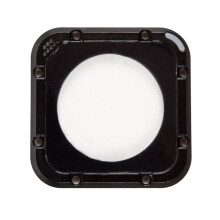 2X Black Durable Aluminum Metal Frame Glass Lens Ring Cover Replacement Kit for HERO 5/4 Session Camera