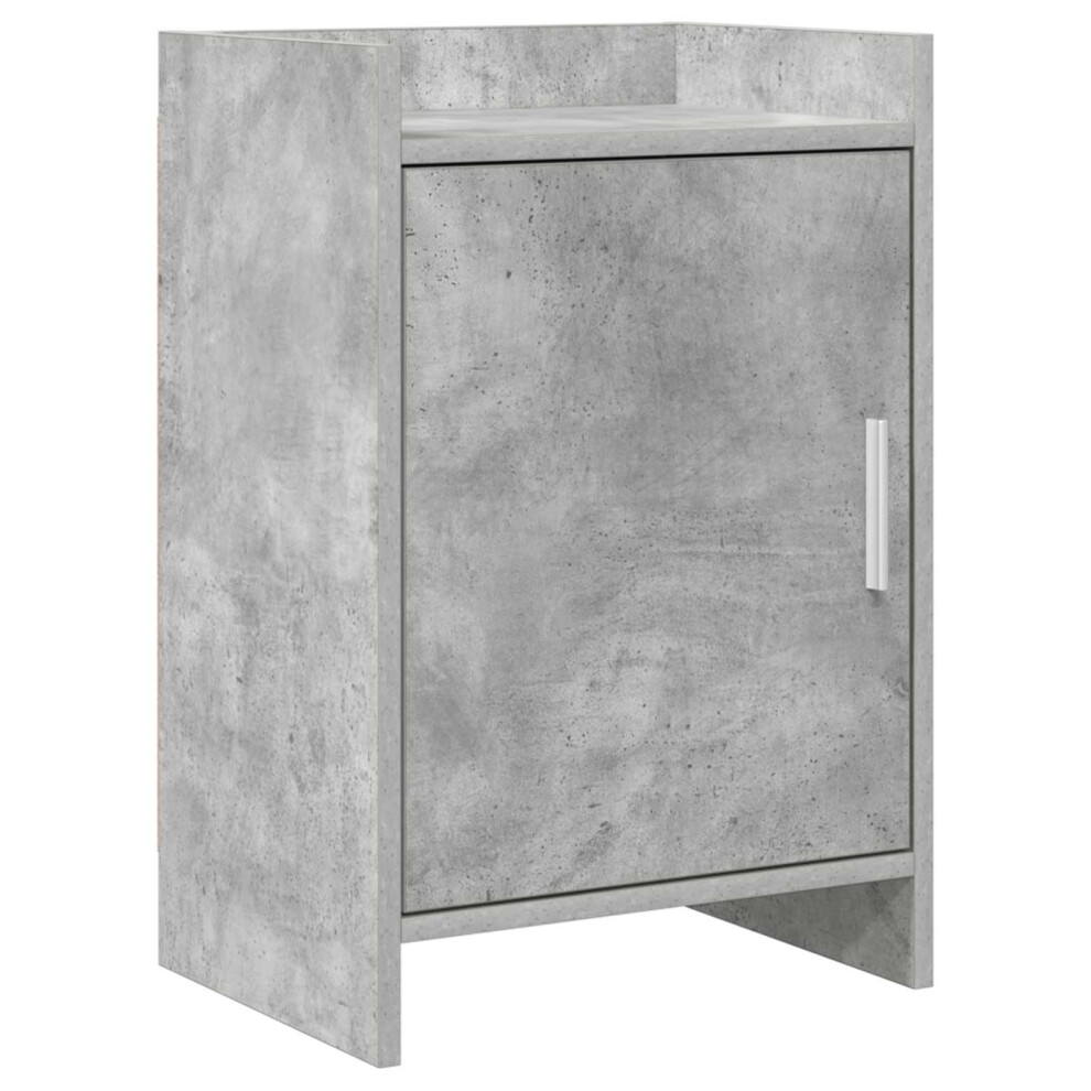 Vidaxl Bedside Tables Concrete 40 X 30 X 60 Cm Engineered Wood Grey