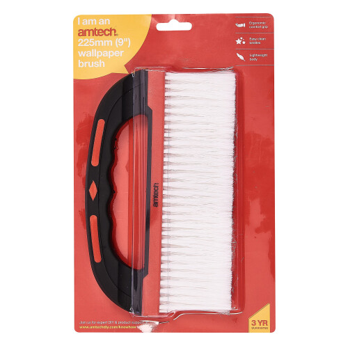 Amtech – 225mm Wallpaper Brush, Soft Grip Handle for Smoothing and Decorating 2