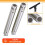 4x Shockproof Clip Mic Clips Adjustable Mic Holders with Adapters ,Wireless Mic Clamp Mic Stands for C02 6