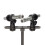 4x Shockproof Clip Mic Clips Adjustable Mic Holders with Adapters ,Wireless Mic Clamp Mic Stands for C02 7