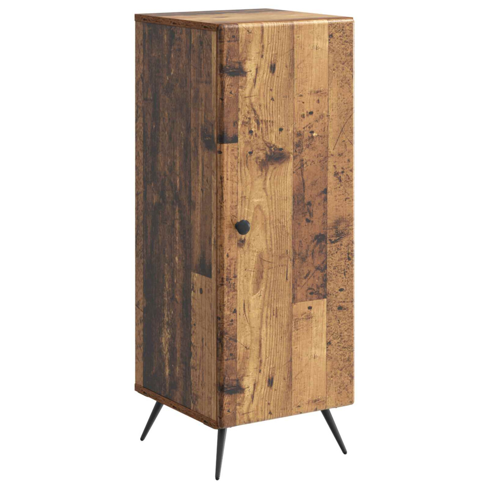 Vidaxl Sideboard Old Wood 33 X 34.5 X 90 Cm Engineered Wood