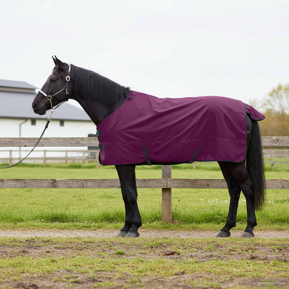 Vidaxl Horse Blanket Full Purple 75 Cm Polyester