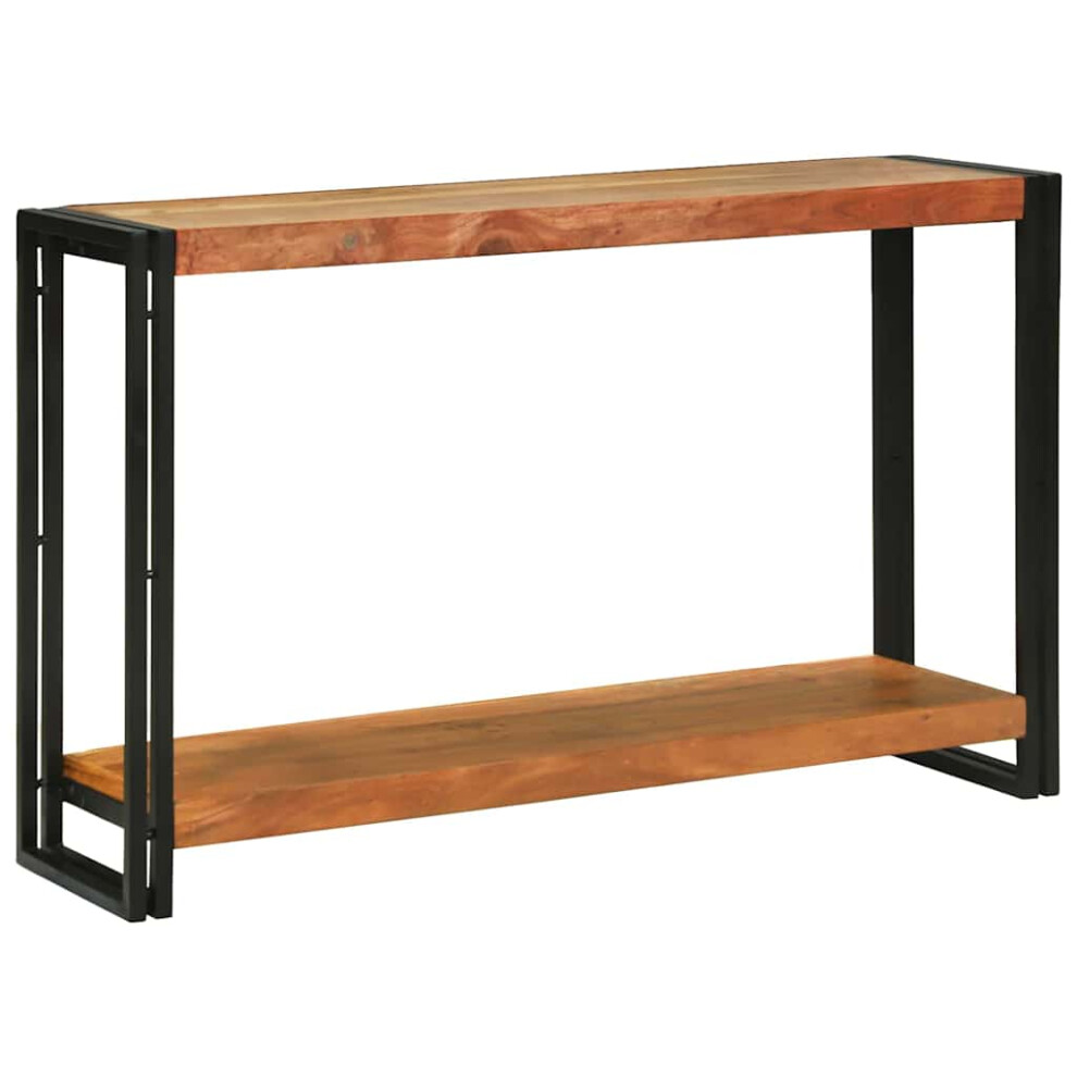 Vidaxl Console Table 120 X 33 X 75 Cm Solid Acacia Wood Brown