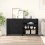 VidaXL vidaXL Sideboard 2 pcs Black Oak 70 x 41 x 75 cm Engineered Wood 1