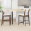 VidaXL vidaXL Dining Chairs 2 pcs Light Brown 48 x 49 x 95 cm 1
