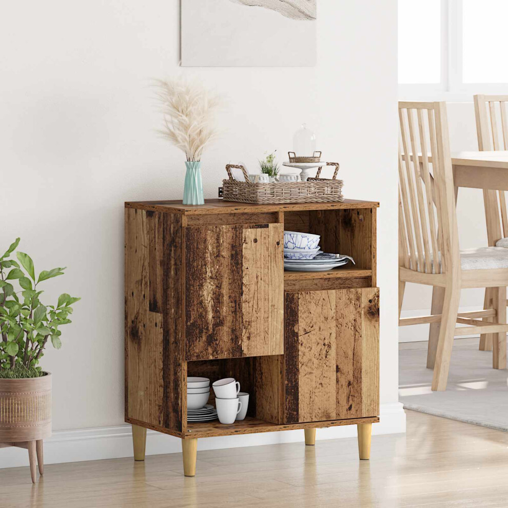 Vidaxl Sideboard Old Wood 35 X 60 X 70 Cm Engineered Wood