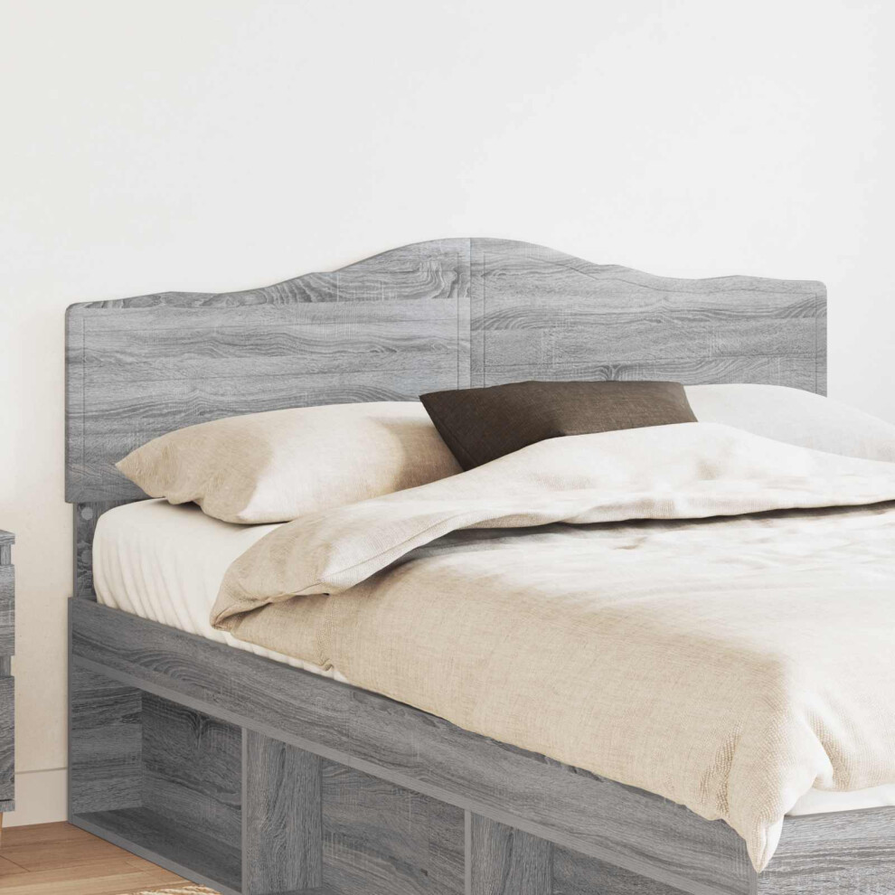 Vidaxl Headboard Sonoma Engineered Wood Grey