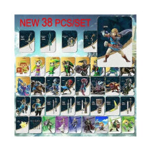 38 Pcs/Set Nfc Amiibo Cards for Legend Of Zelda Breath Of The Wild Tears Of The Kingdom Link Card Set
