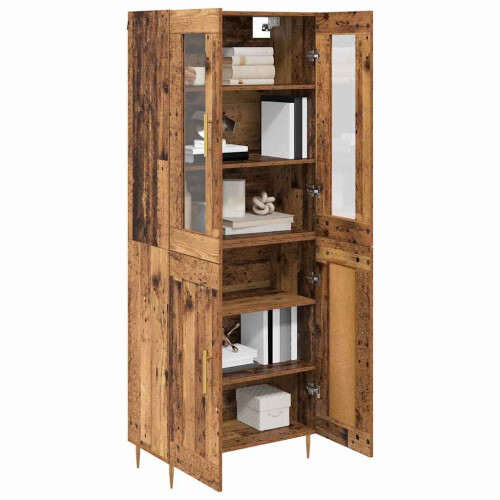 VidaXL vidaXL Highboard 2 pcs Old Wood Engineered Wood 2