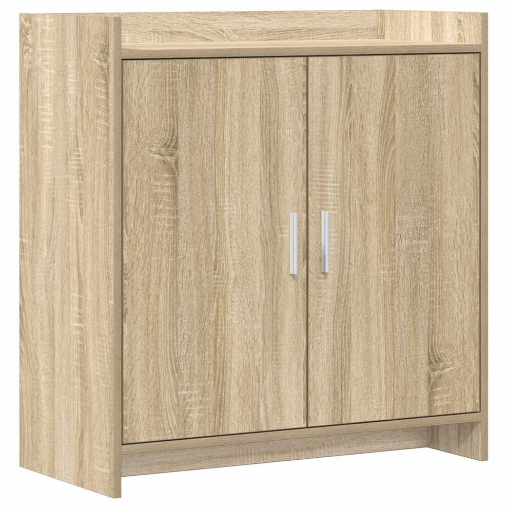 Vidaxl Sideboard Sonoma Oak 72 X 36 X 80 Cm Engineered Wood