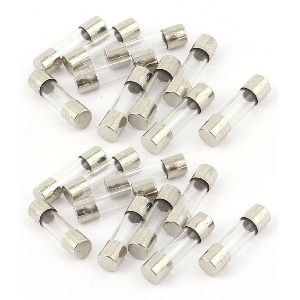 20 Pcs 250 V 250 Ma 0.25 A Fast Action Fuse 5 X 20 Mm Glass Tube 4712405637496