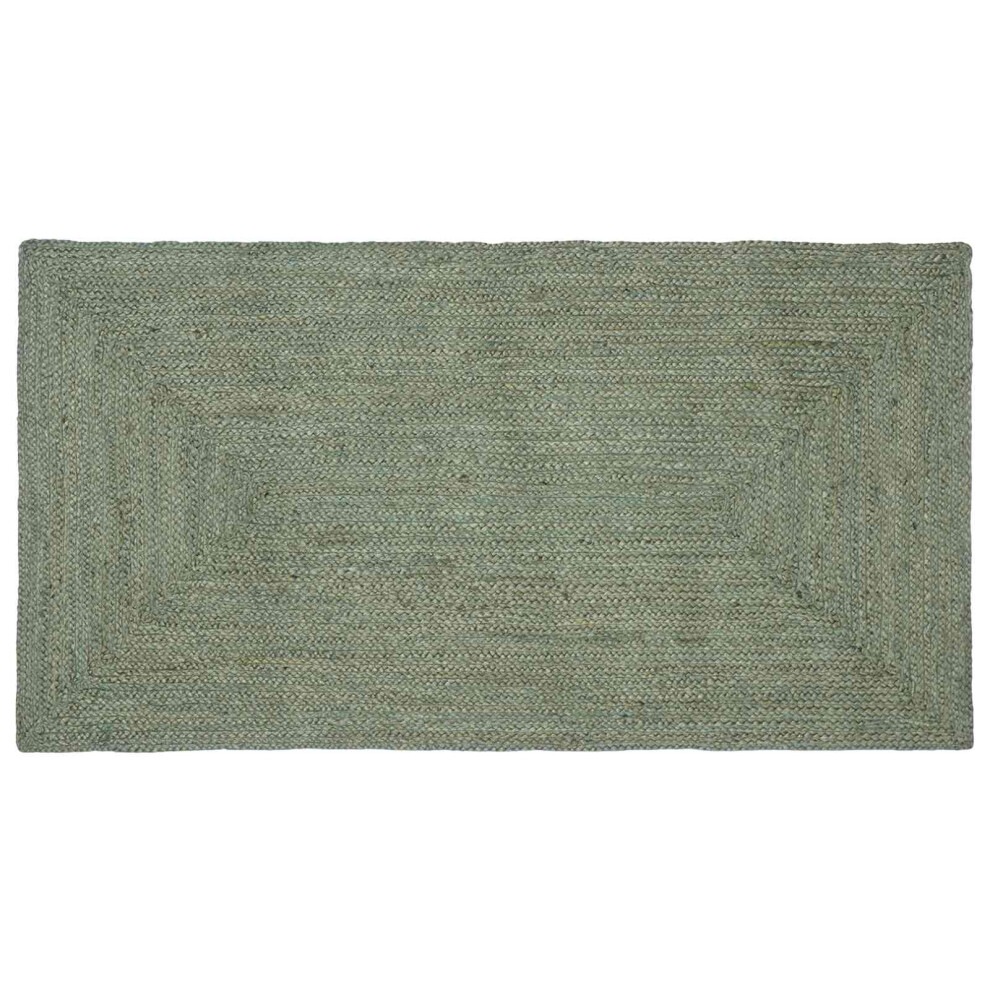 Vidaxl Area Rugs Rectangular Olive Green 100 X 200 Cm Jute