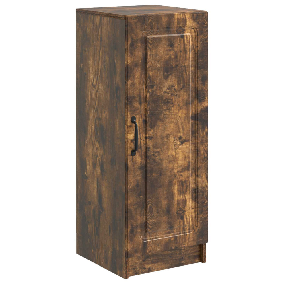 Vidaxl Sideboard Smoked Oak 33 X 34.5 X 87 Cm Engineered Wood