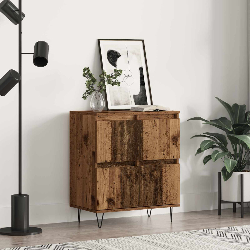 Vidaxl Sideboard Old Wood 60 X 35 X 70 Cm