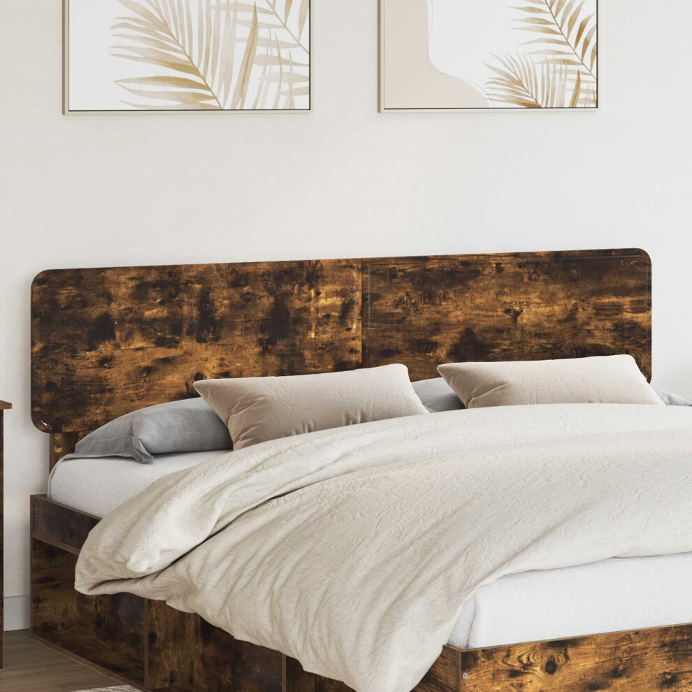 Vidaxl Headboard Smoked Oak Engineered Wood