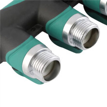 4-Way Tap Connector Garden Hose Pipe Splitter 3/4" Plastic Drip Irrigation Water Connector Agricultural New EU Plug