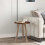 VidaXL vidaXL Table Top Dark Brown Ø 40 x 2.5 cm Solid Oak Wood 1