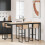 VidaXL vidaXL Bar Table Natural 200 x 100 x 105 cm Solid Pine Wood 1
